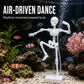 💀 50 % Rabatt! Tanzender Totenkopf für Aquarium – Bewegliche Unterwasser-Dekoration für Fischbecken