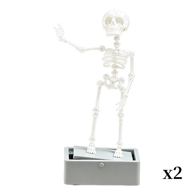 💀 50 % Rabatt! Tanzender Totenkopf für Aquarium – Bewegliche Unterwasser-Dekoration für Fischbecken