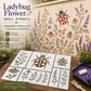 🎨 50 % Rabatt! DIY-Malschablonen für Garten & Terrasse – Wiederverwendbare Schablonen für Wege, Betonflächen & kreative Gestaltung