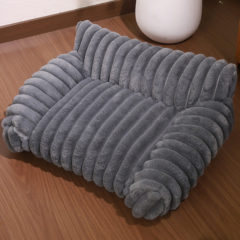 🐾 50% RABATT! ☁️ Gemütliches Sofa-Haustierbett, weiche Polsterung, rutschfester Boden, perfekt für Katzen und Hunde🛋️✨