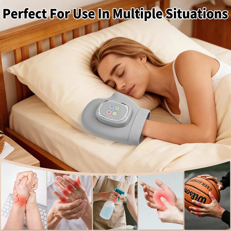 🖐️ 50% RABATT! 💆 Hand- & Handgelenk-Massagegerät – Luftkompression, 3 Modi, 5 Stufen & Timer – Beidhändig nutzbar – Entspannung für zu Hause 🌿