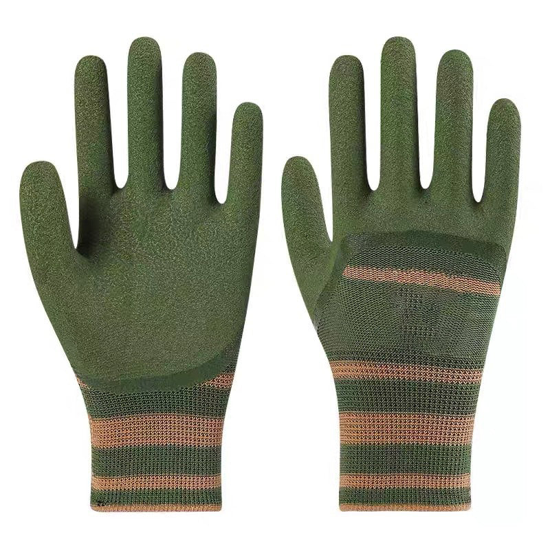 🌿 Robuste Gartenhandschuhe aus Gummi – Rutschfest & Abriebfest für Pflanzen, Beschneiden und Gartenarbeit