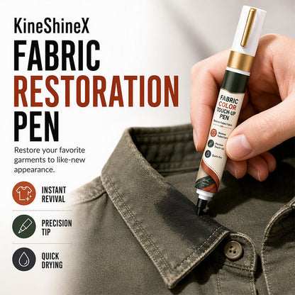 🎨 Textilstift zum Ausbessern verblasster Kleidung – Praktischer Farbmarker für Jeans, Jacken und T-Shirts