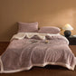 🛋️✨ Doppellagige Kuscheldecke aus weichem Stoff – Extra warme Sofadecke für Zuhause, Sofa und Bett