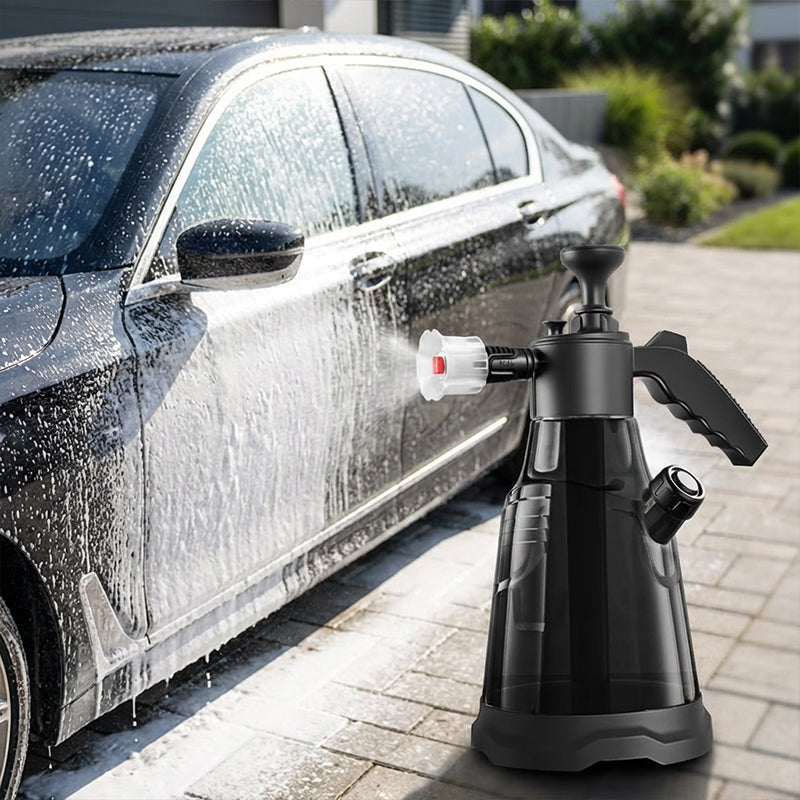 🚗🫧 Manueller Schaumsprüher mit Druckpumpe – Drucksprühgerät für Autowäsche, Garten und Reinigung