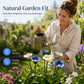 🐝🌸 Keramik-Bienenfutterstelle mit Vergissmeinnicht-Blume – Handgemachte Gartendeko für Garten, Balkon und Terrasse
