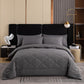 🛏️50 % RABATT⏰ 3‑teiliges gestepptes Bettwäsche‑Set, weich & gemütlich fürs Schlafzimmer