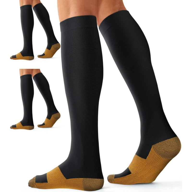 🏃‍♀️🏃 Elastische Kompressionssocken für Damen & Herren – Knielange Sportsocken für Fitness, Laufen und Outdoor