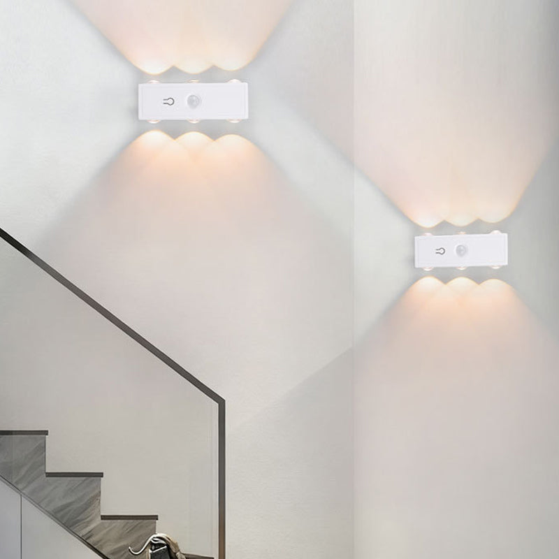 💡🏠 LED-Nachtlicht mit Bewegungssensor – Wiederaufladbare Magnetleuchte ohne Bohren für Flur, Schlafzimmer und Schrank
