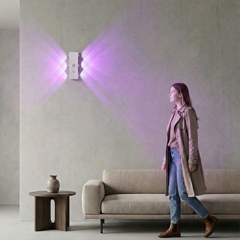 💡🏠 LED-Nachtlicht mit Bewegungssensor – Wiederaufladbare Magnetleuchte ohne Bohren für Flur, Schlafzimmer und Schrank