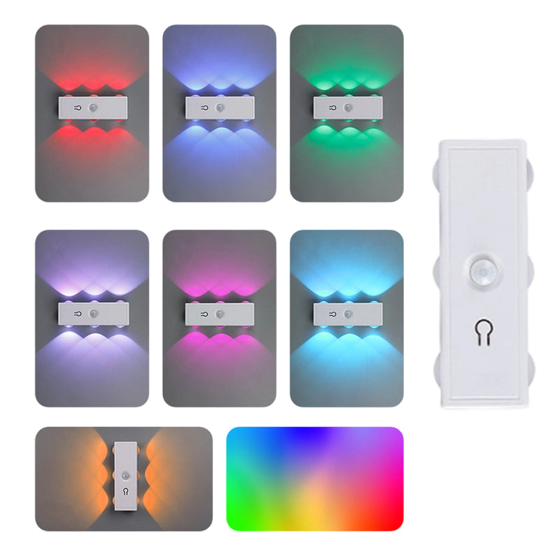 💡🏠 LED-Nachtlicht mit Bewegungssensor – Wiederaufladbare Magnetleuchte ohne Bohren für Flur, Schlafzimmer und Schrank