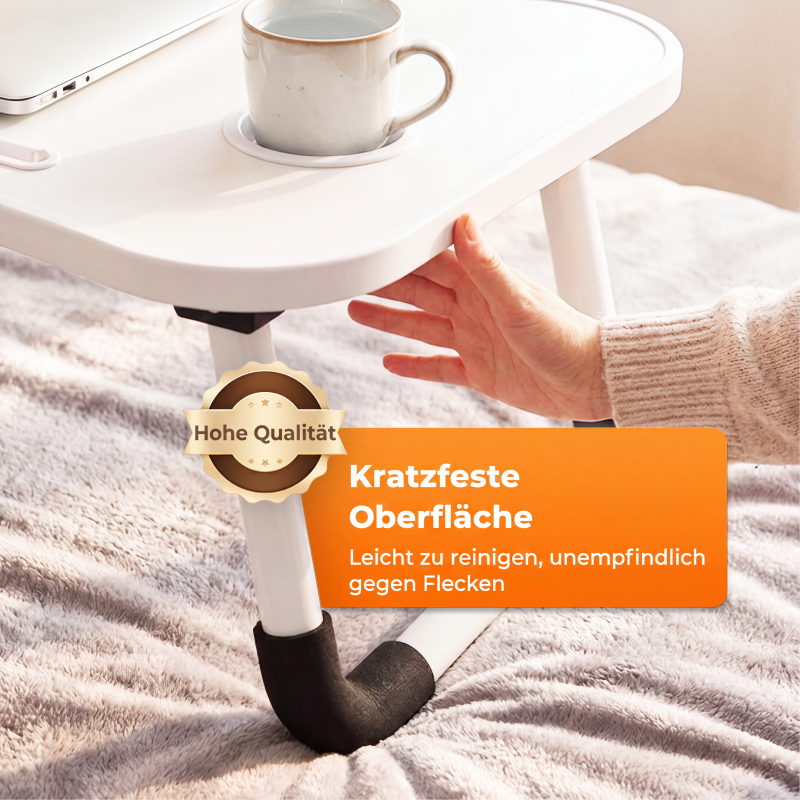 🛏️💻 Klappbarer Betttisch für Laptop – Multifunktionaler Laptoptisch für Bett, Sofa und Schlafzimmer