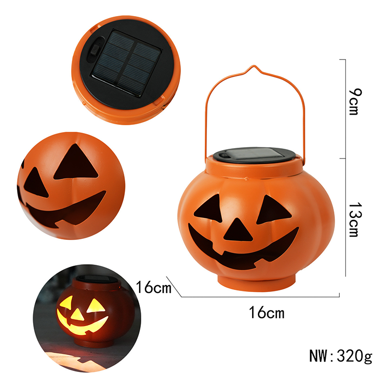 🔥 50% RABATT! 🎃 Solar Laterne im Kürbis-Design – Wetterfeste Gartenleuchte als Hängedeko