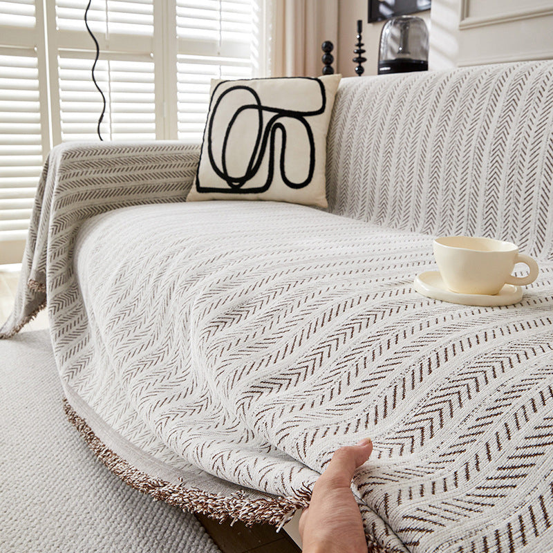 🔥 50% RABATT! 🛋️ Altes Sofa im neuen Look! Weicher Chenille Sofabezug mit elegantem Herringbone-Design