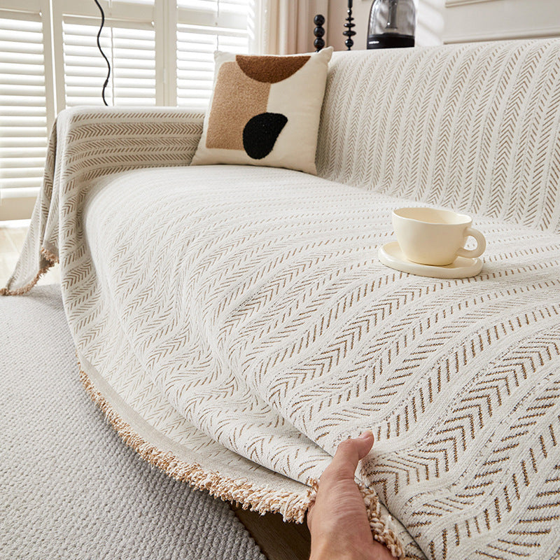 🔥 50% RABATT! 🛋️ Altes Sofa im neuen Look! Weicher Chenille Sofabezug mit elegantem Herringbone-Design