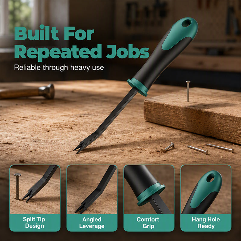 Ergonomic Staple Puller Nail Remover Tool