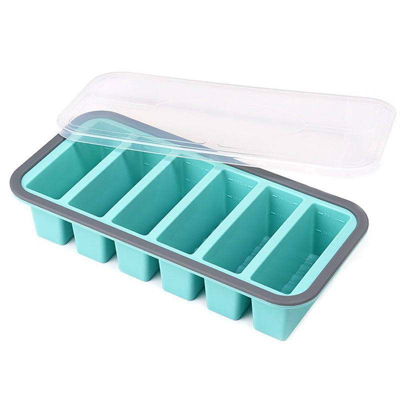 🍱 Silikon-Frischhaltedose mit Fächern und Deckel – Gefrier- und mikrowellengeeignete Lunchbox für Küche und Alltag