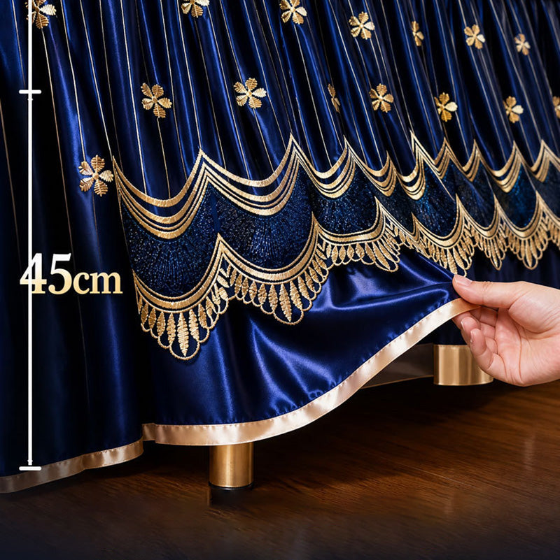 🛏️ 50 % Rabatt – Hochwertiger gesteppter Bettrock im eleganten French-Hotel-Look ✨