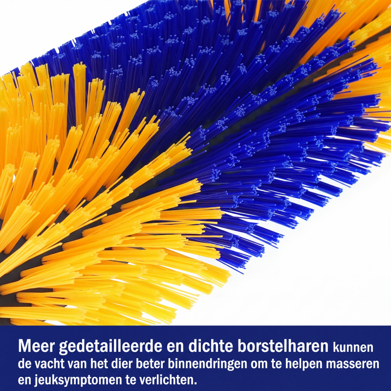🐄 50% RABATT! 🧼 Viehbürste mit harten Borsten – Kratzbürste für Kühe, Pferde, Ziegen & Schweine, für Weide & Stall