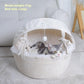 Semi-Enclosed Cradle Cat Bed