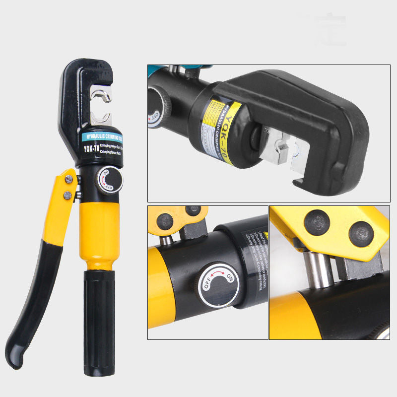 🔥 50% RABATT! 🔧 Hydraulische Crimpzange – Professionelle Kabelschuh Presszange für Kupfer & Aluminium