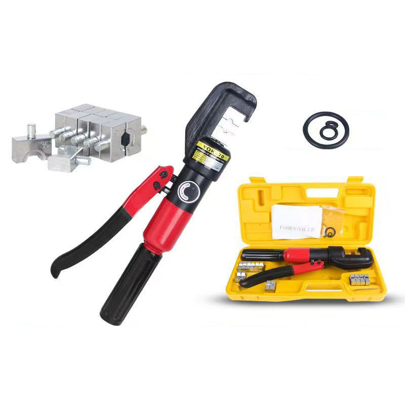 🔥 50% RABATT! 🔧 Hydraulische Crimpzange – Professionelle Kabelschuh Presszange für Kupfer & Aluminium
