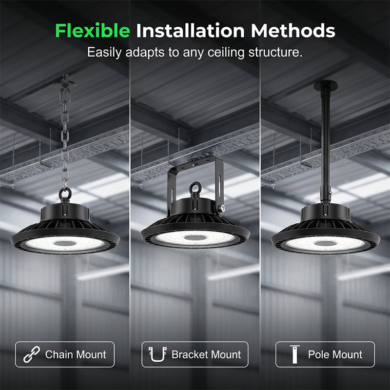 💡🏭 200W UFO LED Hallenleuchte – Hochleistungs-Hallenstrahler für Lagerhallen, Werkstätten und Industriebeleuchtung