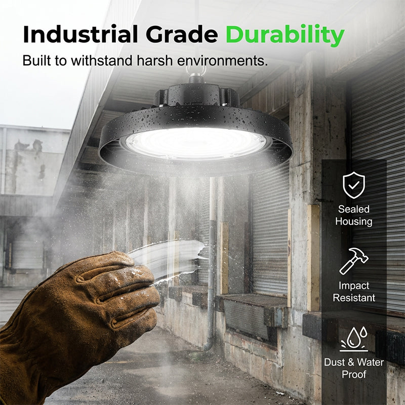 💡🏭 200W UFO LED Hallenleuchte – Hochleistungs-Hallenstrahler für Lagerhallen, Werkstätten und Industriebeleuchtung