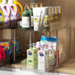 🏠✨ Ausziehbarer Spülenunterschrank Organizer – 2-stufiges Küchenregal für mehr Ordnung unter der Spüle