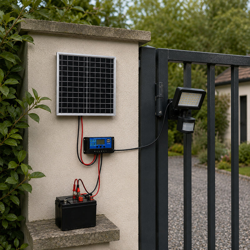 ☀️🔋 12W Solarpanel mit IP65 Wasserschutz – 12V Photovoltaik-Modul zum Laden und für Outdoor-Anwendungen