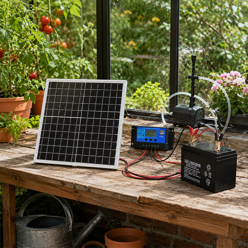 ☀️🔋 12W Solarpanel mit IP65 Wasserschutz – 12V Photovoltaik-Modul zum Laden und für Outdoor-Anwendungen