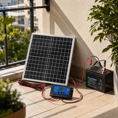 ☀️🔋 12W Solarpanel mit IP65 Wasserschutz – 12V Photovoltaik-Modul zum Laden und für Outdoor-Anwendungen