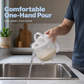 Hands-Free Rice Washer with Strainer