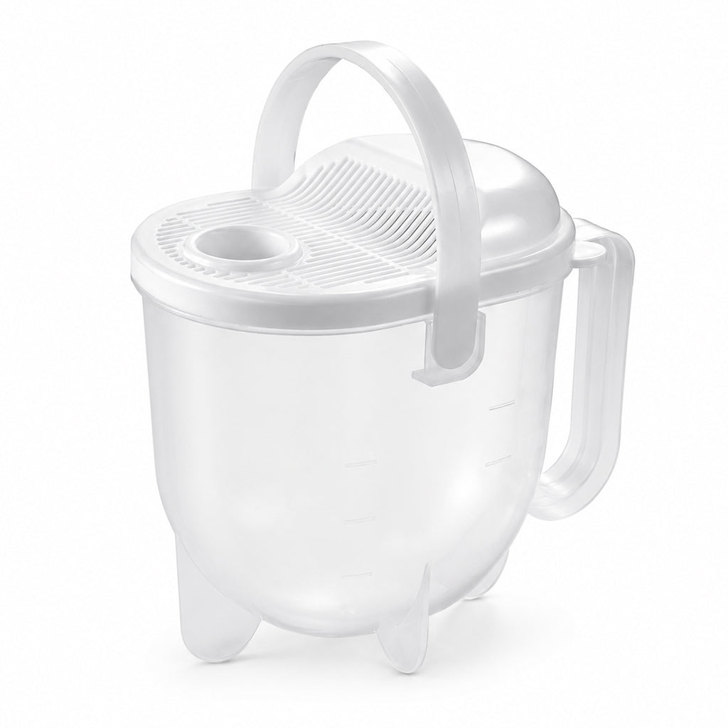 Hands-Free Rice Washer with Strainer