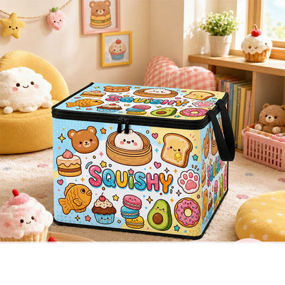 🐾🧸 Bunte Spielzeug-Aufbewahrungsbox mit Tiermotiven – Kinder Spielzeugkiste für Kinderzimmer und Zuhause