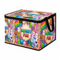 🐾🧸 Bunte Spielzeug-Aufbewahrungsbox mit Tiermotiven – Kinder Spielzeugkiste für Kinderzimmer und Zuhause