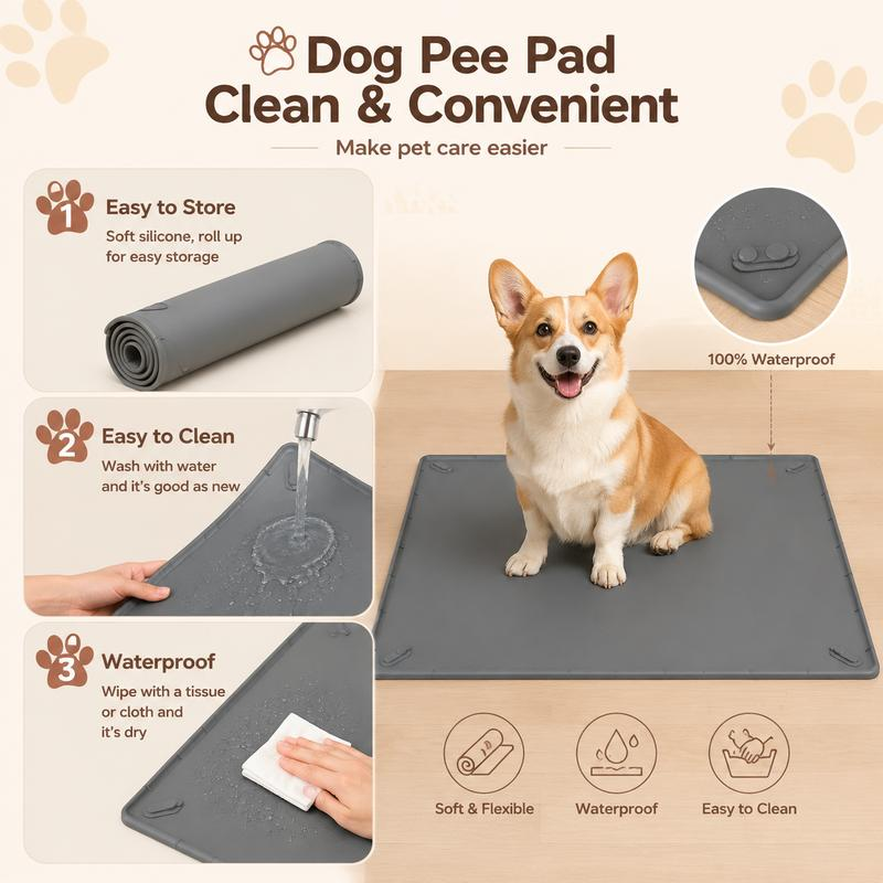Waterproof Silicone Pet Training Pad Mat