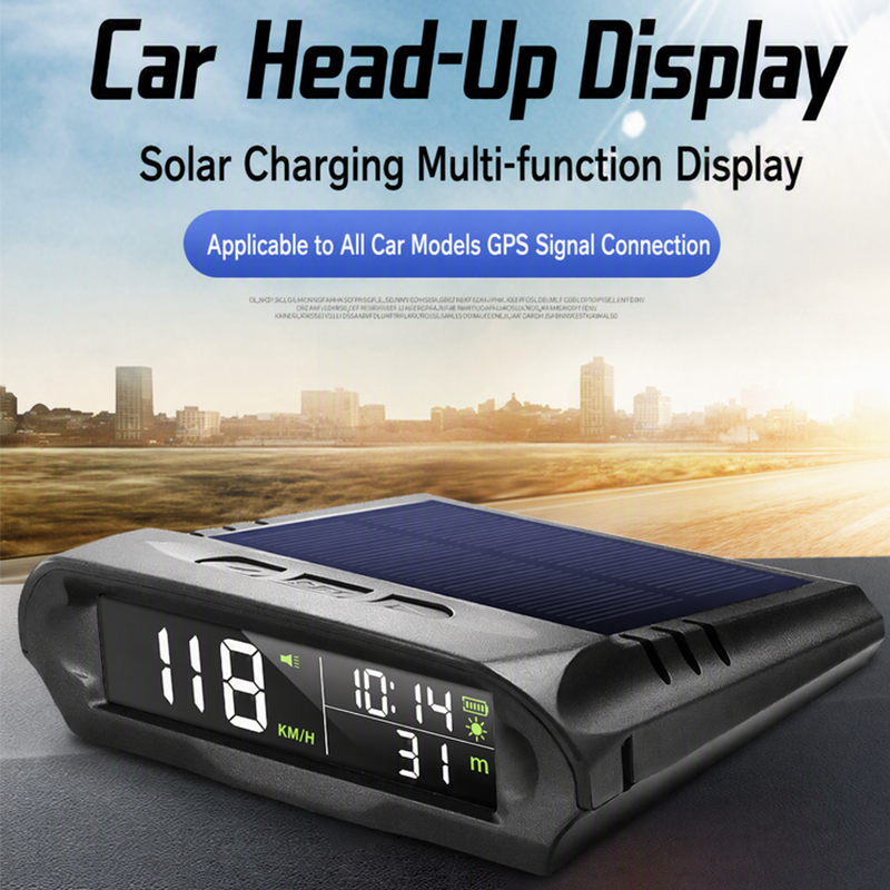 Solar Car GPS Head-Up Display