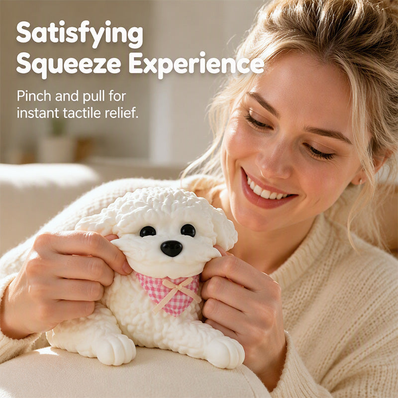 Cute Squishy Teddy Dog Stress Relief Toy