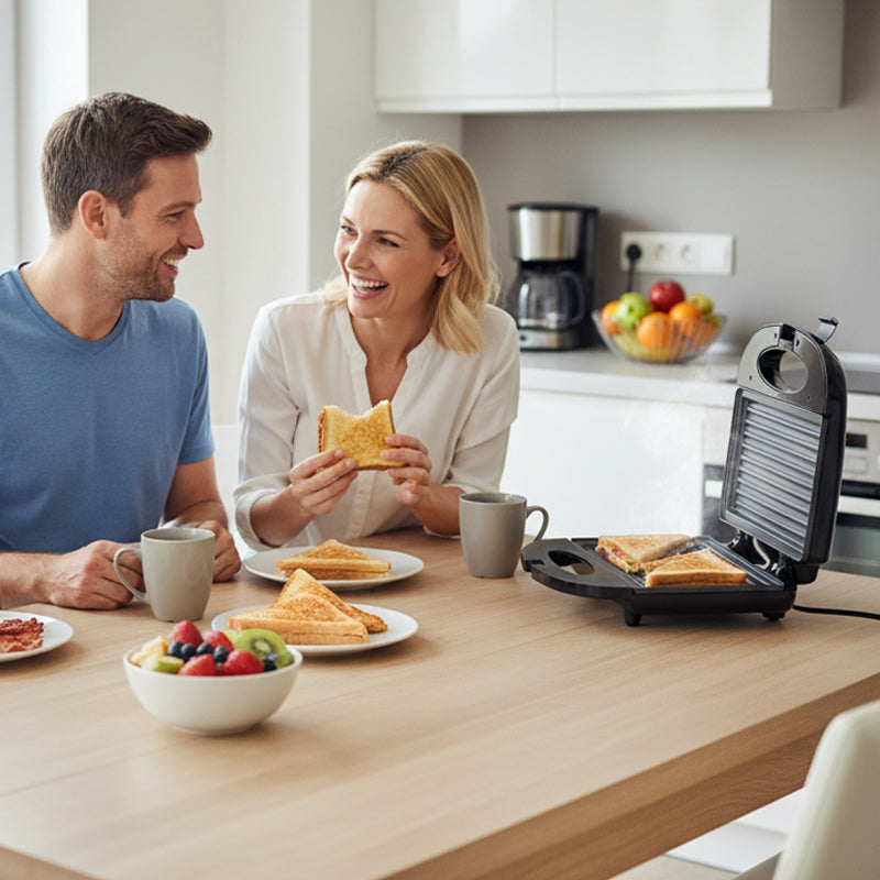 🔥 Nur für kurze Zeit: 50 % Rabatt! 🥪 4-in-1 Sandwichmaker – Waffeln, Toast & Grillgerichte in einem Gerät