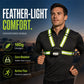 🏃‍♂️ Brustlauflicht – USB wiederaufladbare LED Lauflampe mit Warnlicht, 500 Lumen & wasserdicht für Nachtläufe, Joggen & Outdoor