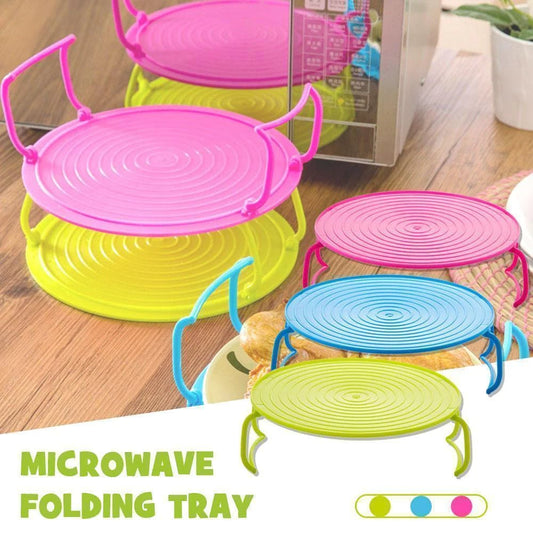 🔥 2 KAUFEN + 1 GRATIS! 🍳 2-Etagen Mikrowellenständer – Praktischer Küchen-Organizer ✨