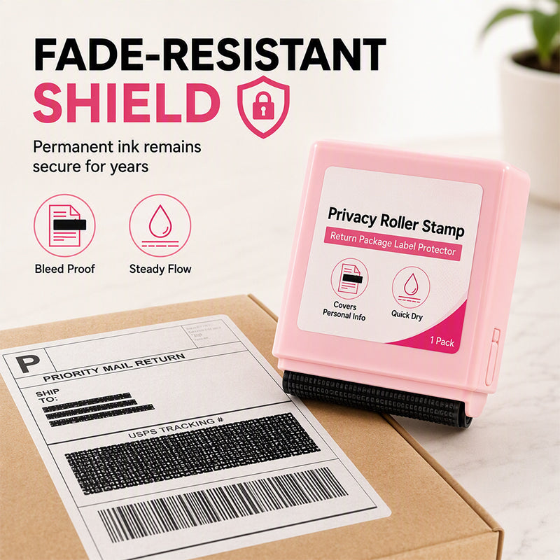 🔥 50% RABATT! 🔒 Datenschutz-Roller – Persönliche Daten auf Paketen, Briefen & Rechnungen einfach unkenntlich machen 📦