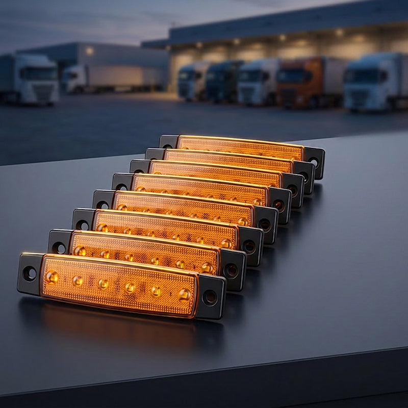 🔥 50% RABATT! 🚛 6-LED Lkw Seitenleuchten – Signal- & Begrenzungslichter für Lkw & Transporter 💡