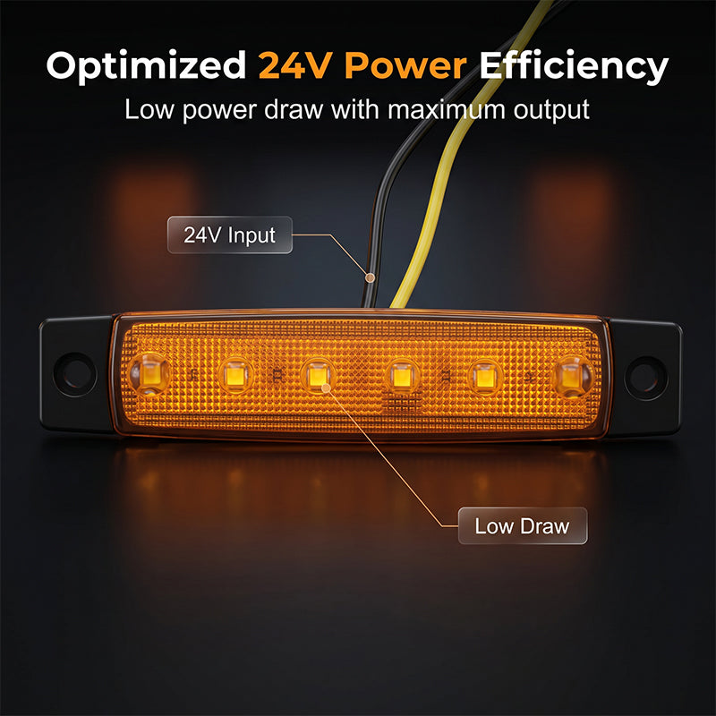 🔥 50% RABATT! 🚛 6-LED Lkw Seitenleuchten – Signal- & Begrenzungslichter für Lkw & Transporter 💡