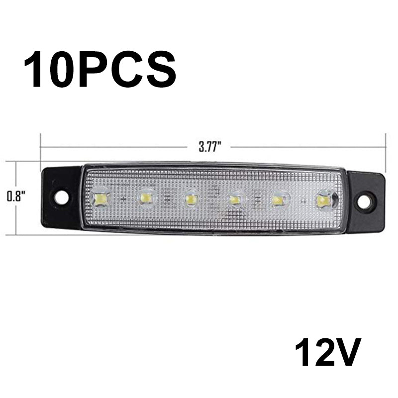 🔥 50% RABATT! 🚛 6-LED Lkw Seitenleuchten – Signal- & Begrenzungslichter für Lkw & Transporter 💡