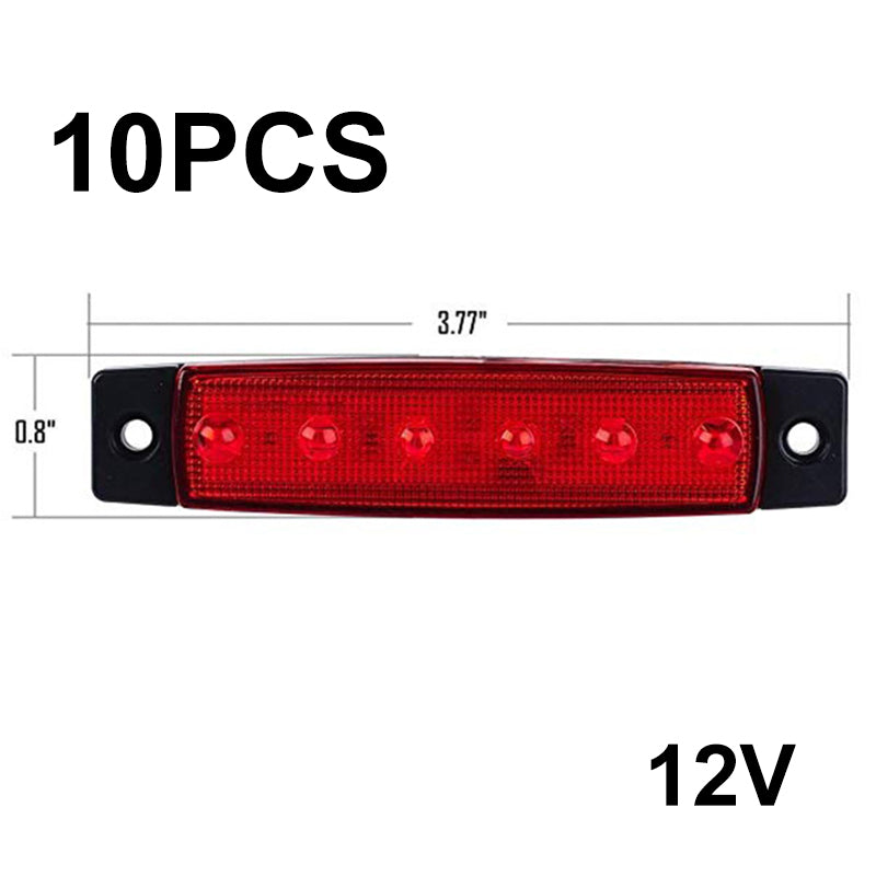 🔥 50% RABATT! 🚛 6-LED Lkw Seitenleuchten – Signal- & Begrenzungslichter für Lkw & Transporter 💡