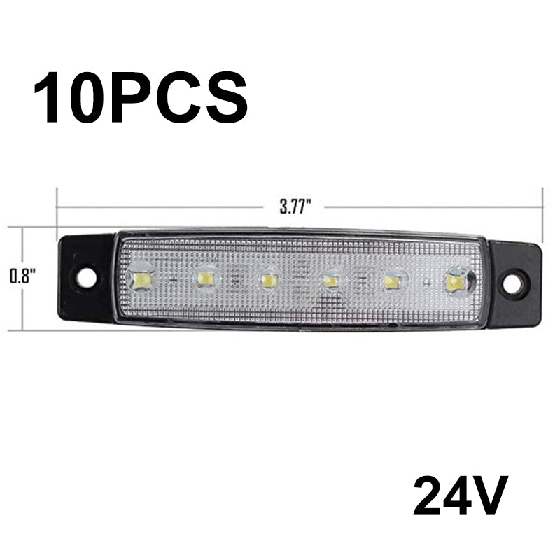 🔥 50% RABATT! 🚛 6-LED Lkw Seitenleuchten – Signal- & Begrenzungslichter für Lkw & Transporter 💡
