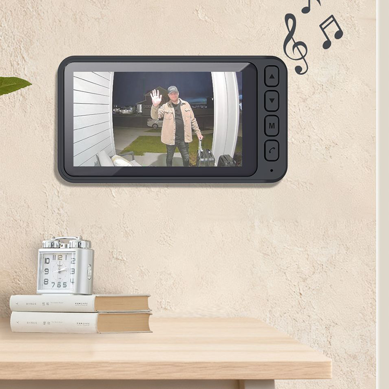 📢📢50% RABATT !!🔔 Kabellose Video-Türklingel mit Bildschirm – Intelligente Türkamera für mehr Sicherheit zu Hause