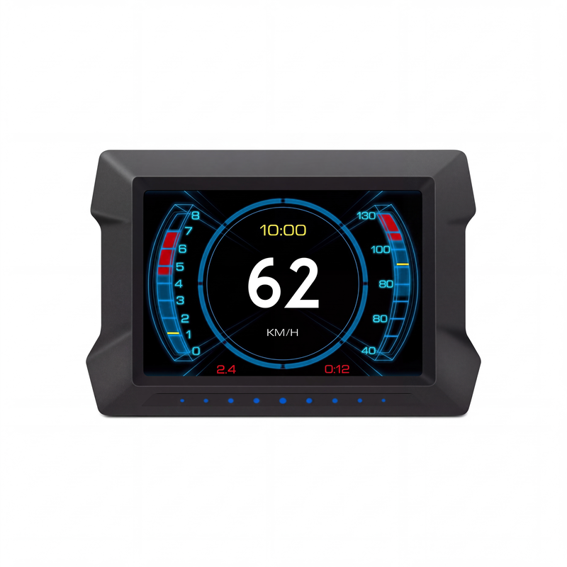 🚗 OBD2 Head-up-Display mit LCD – Fahrzeugdiagnose, Neigungsmesser & Fehlercode-Lesegerät